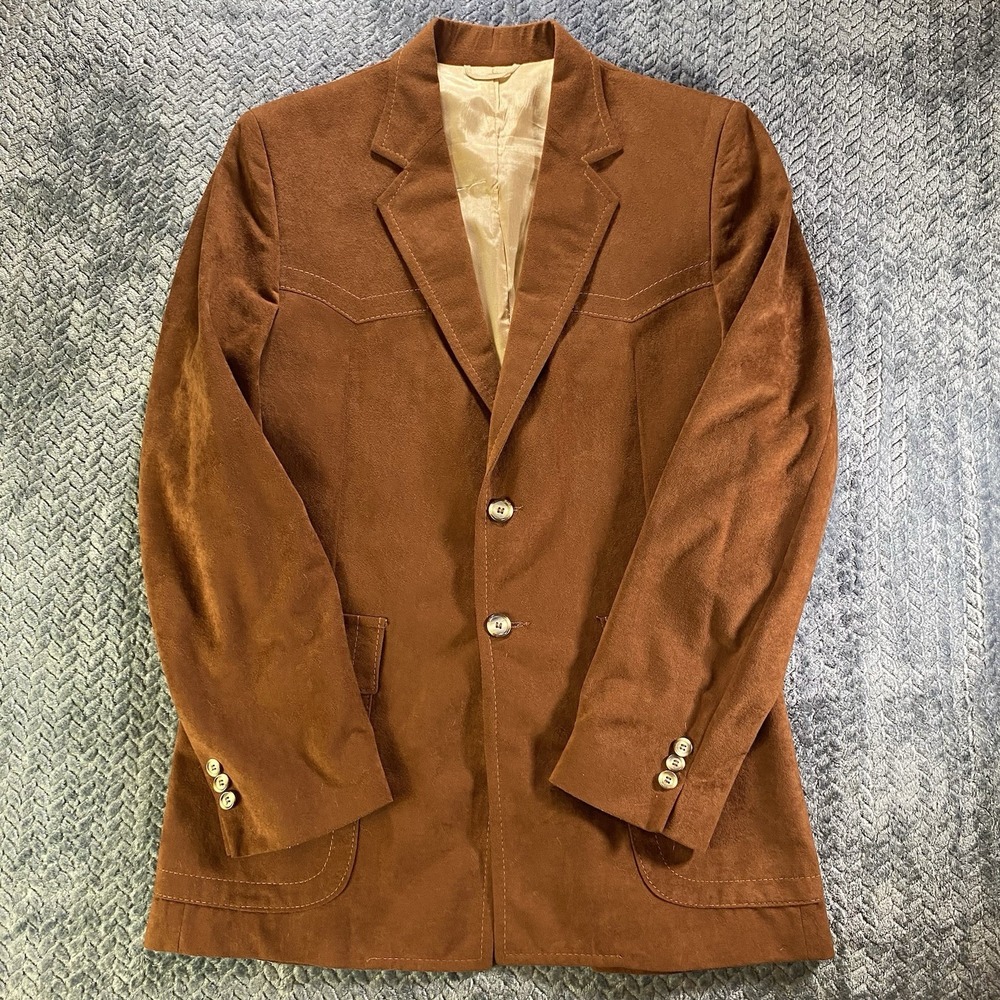 Campus Rugged Country Blazer 40L Brown Suede
